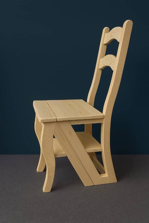 صندلی نردبان شو در حالت صندلی با ارتفاع 45 سانتی متر