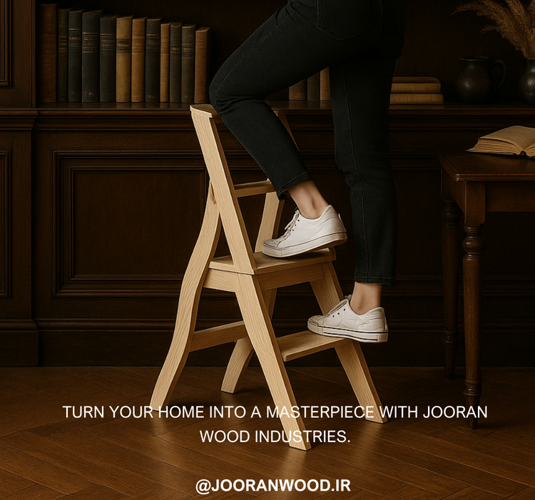 صندلی نردبان شو کم جا و کاربردی